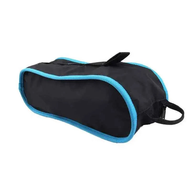 Portable carry bag for folding camping moon chair, lightweight storage case with zipper and handle for easy transport and outdoor travel